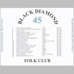 45 Years of Song - CD Back