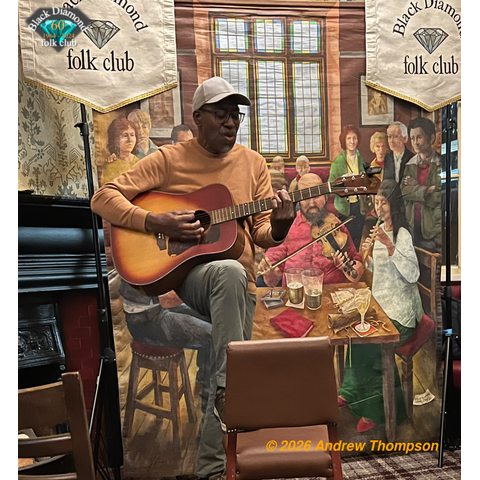 Xolo Spkq (playing Andrew Thompson's guitar.)